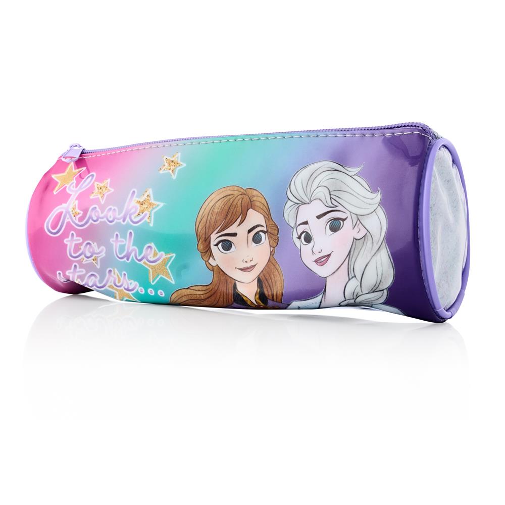 Frozen Round Glitter Pencil Case