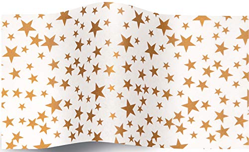 Gold Stars Tissue Paper 5 Sheets