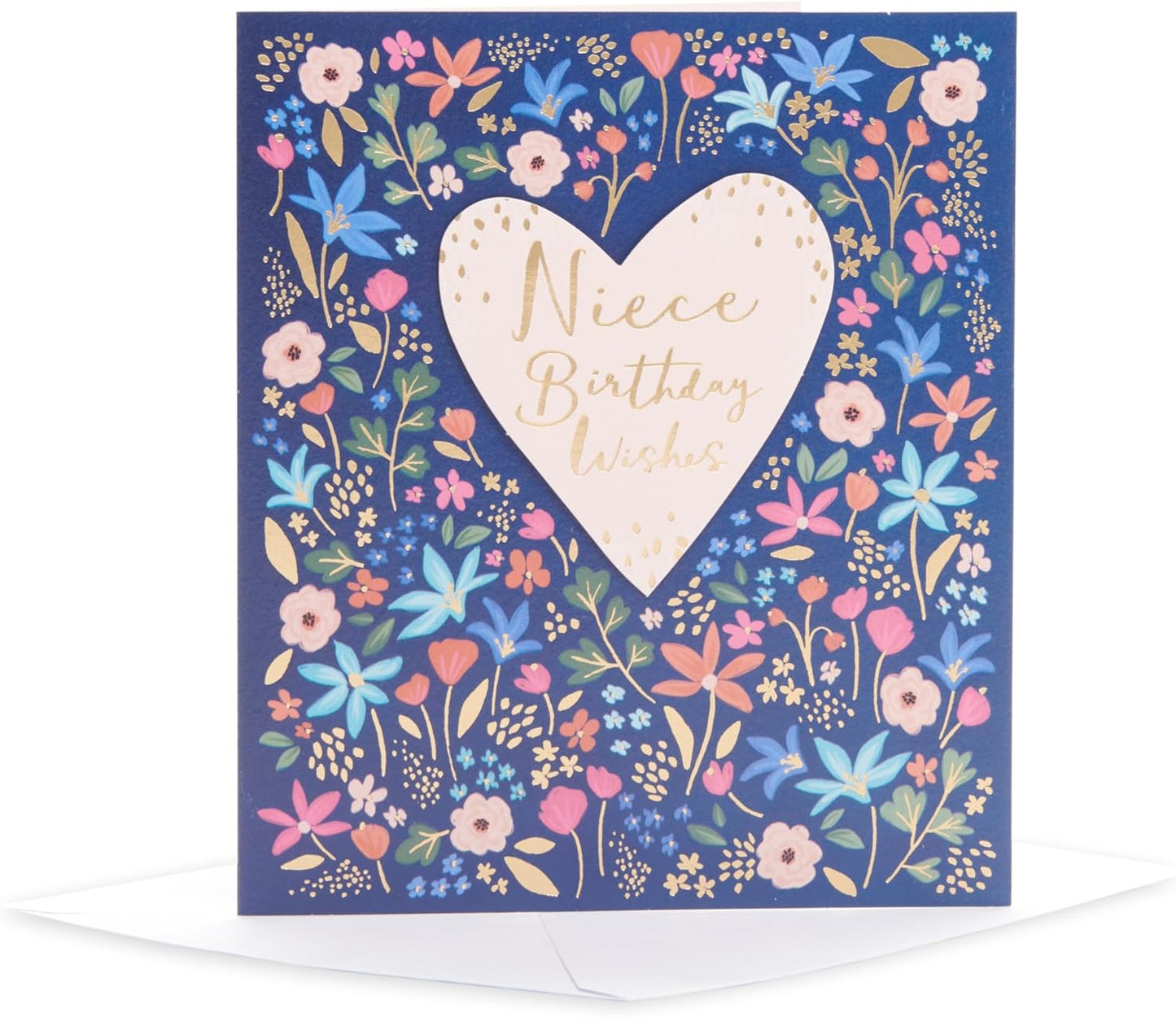 Bright Floral Design Niece Birthday Card