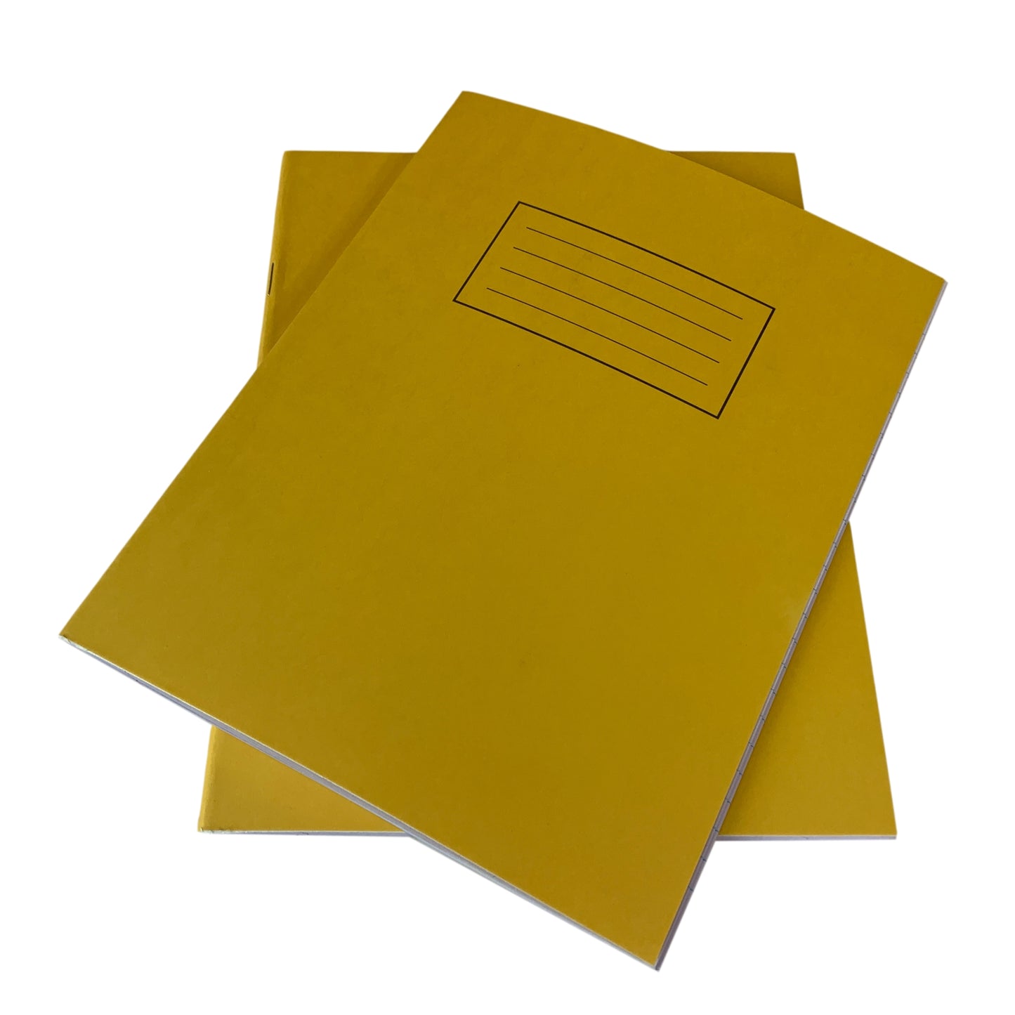 Pack of 50 Janrax 9x7" Yellow 80 Pages Feint and Ruled Exercise Books