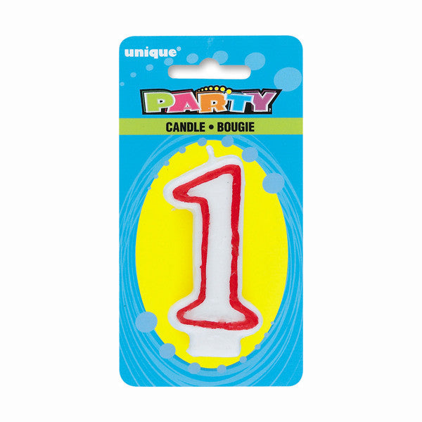 Number 1 Deluxe Birthday Candle