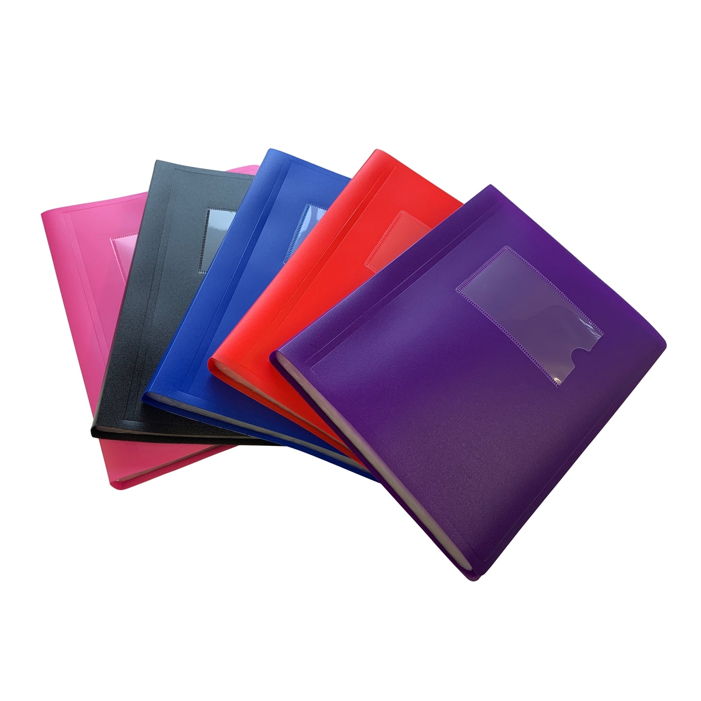 A5 Blue Flexible Cover 100 Pocket Display Book