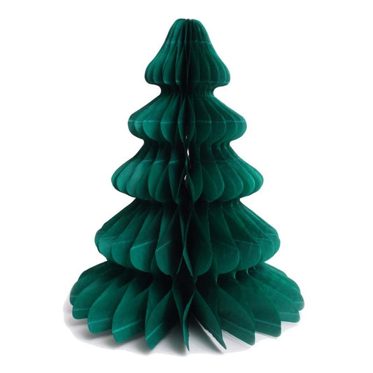 Pack of 3 Christmas Tree Honeycomb Paper Christmas Decorations