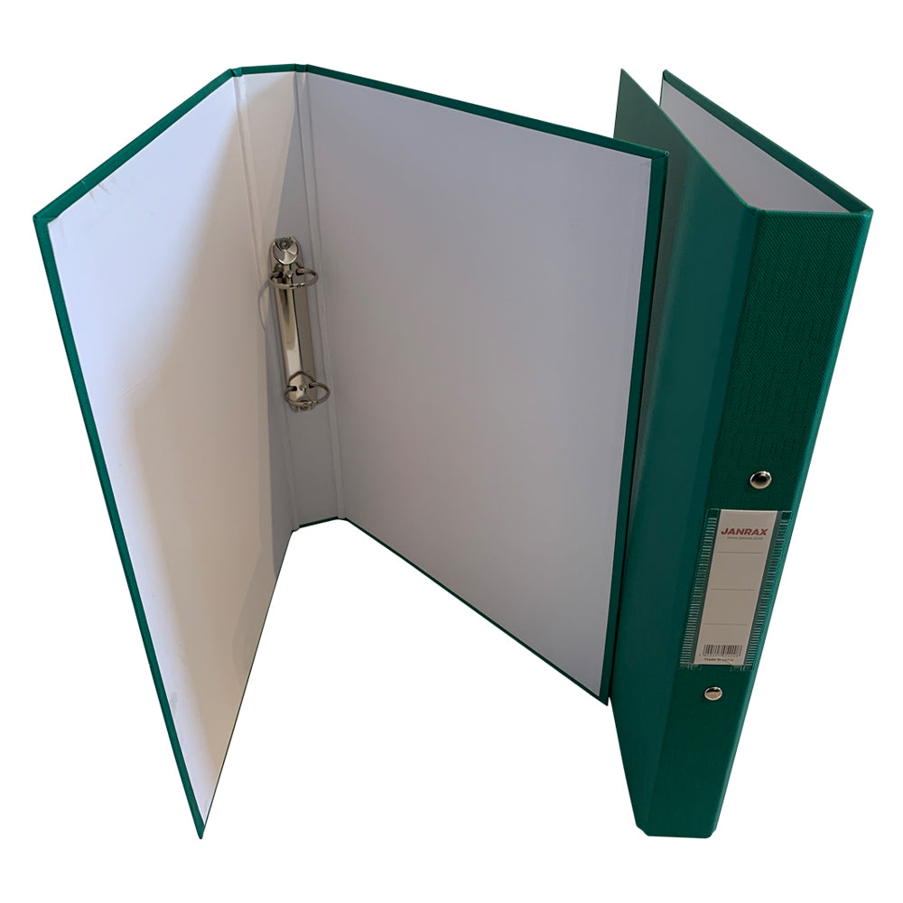 A4 Green Paper Over Board Ring Binder by Janrax