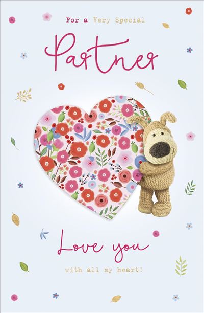 Boofle Next To Heart Partner Mother's Day Card