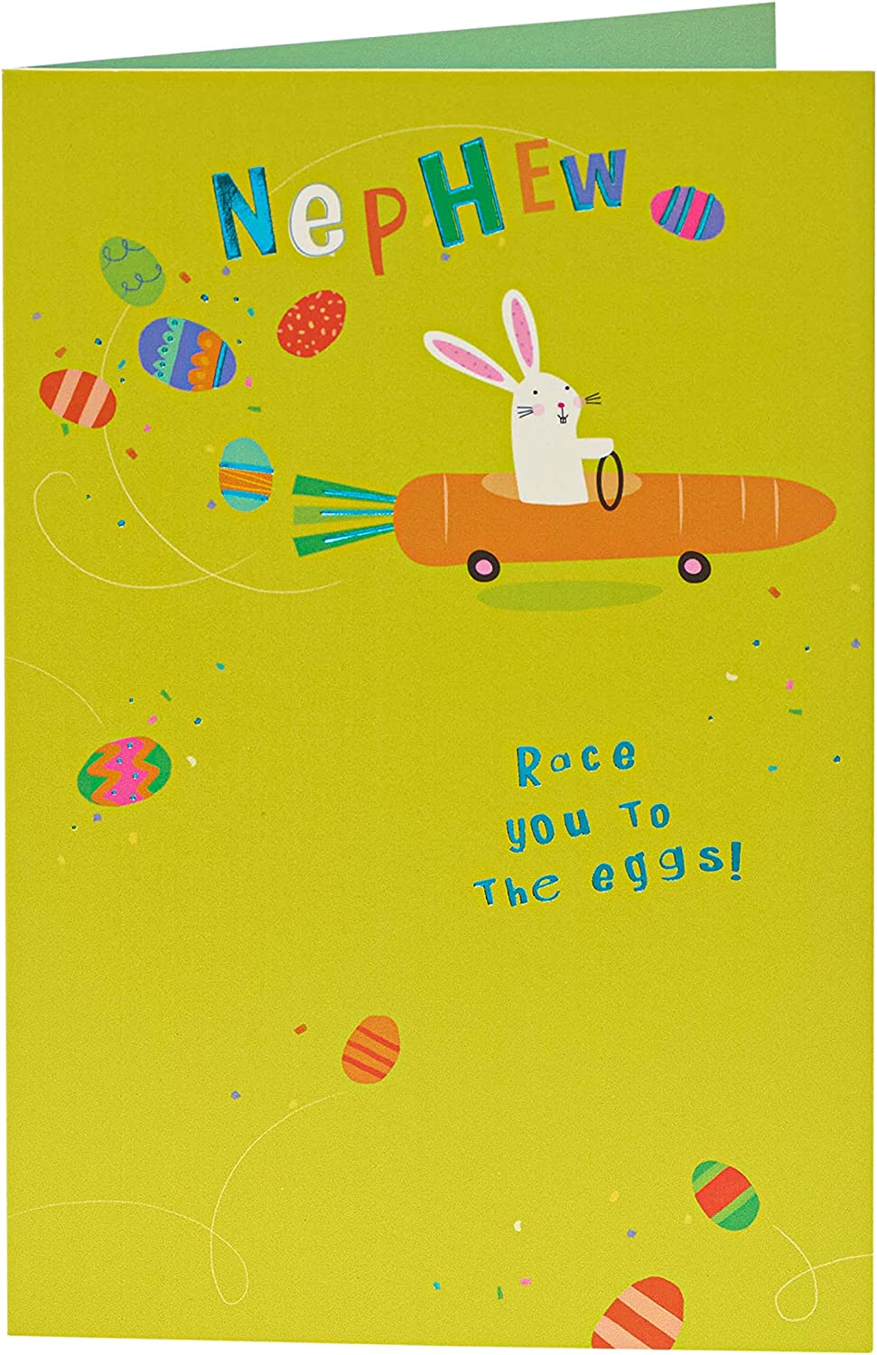 For Nephew Easter Bunny Greeting Card