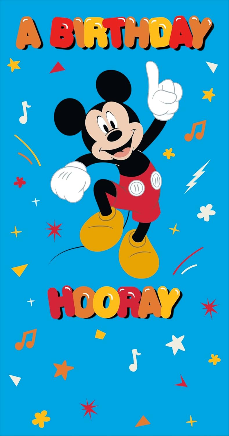 Disney Unique Mickey Mouse Birthday Card