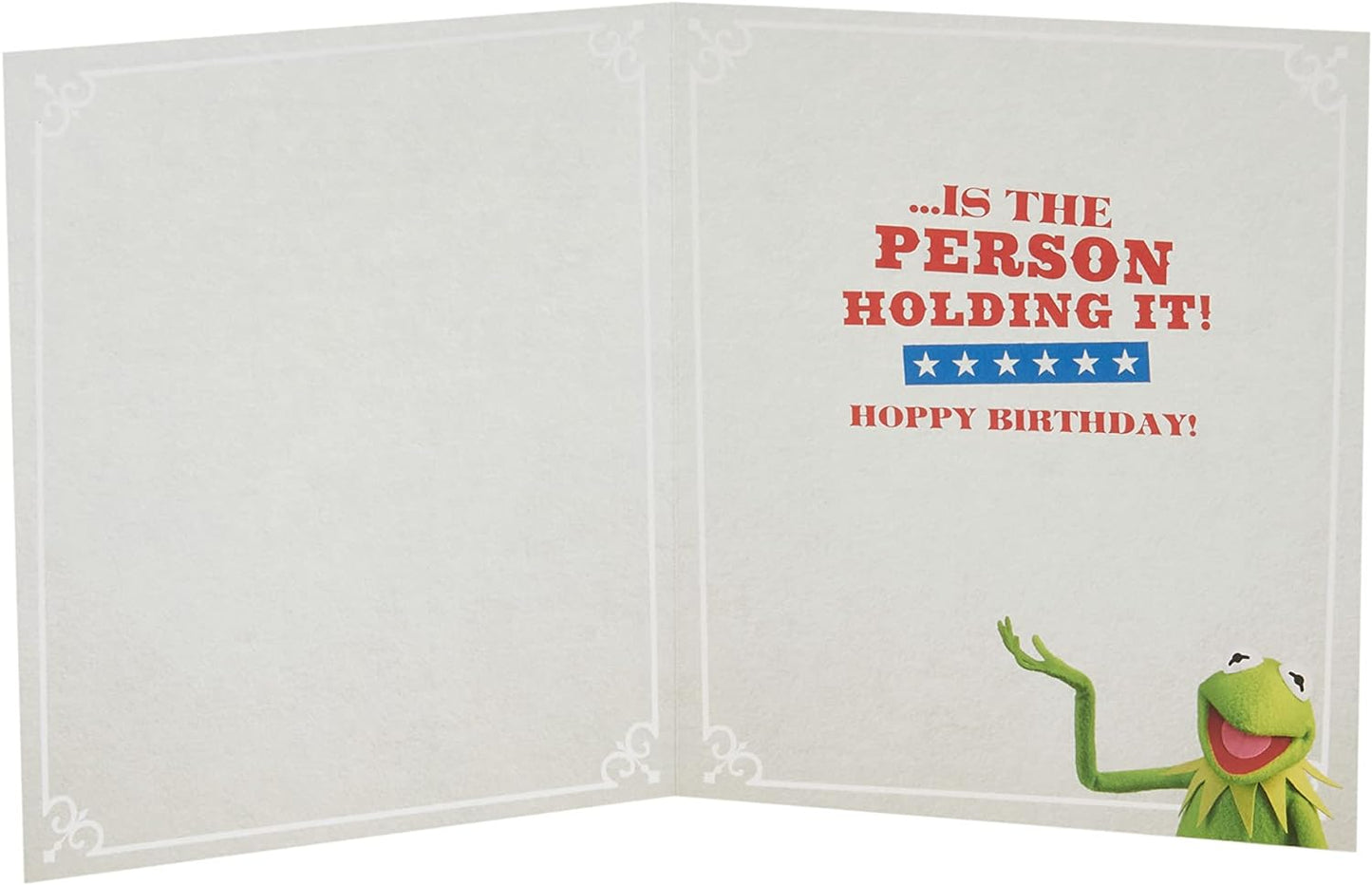 Disney The Muppets Kermit Design Birthday Card