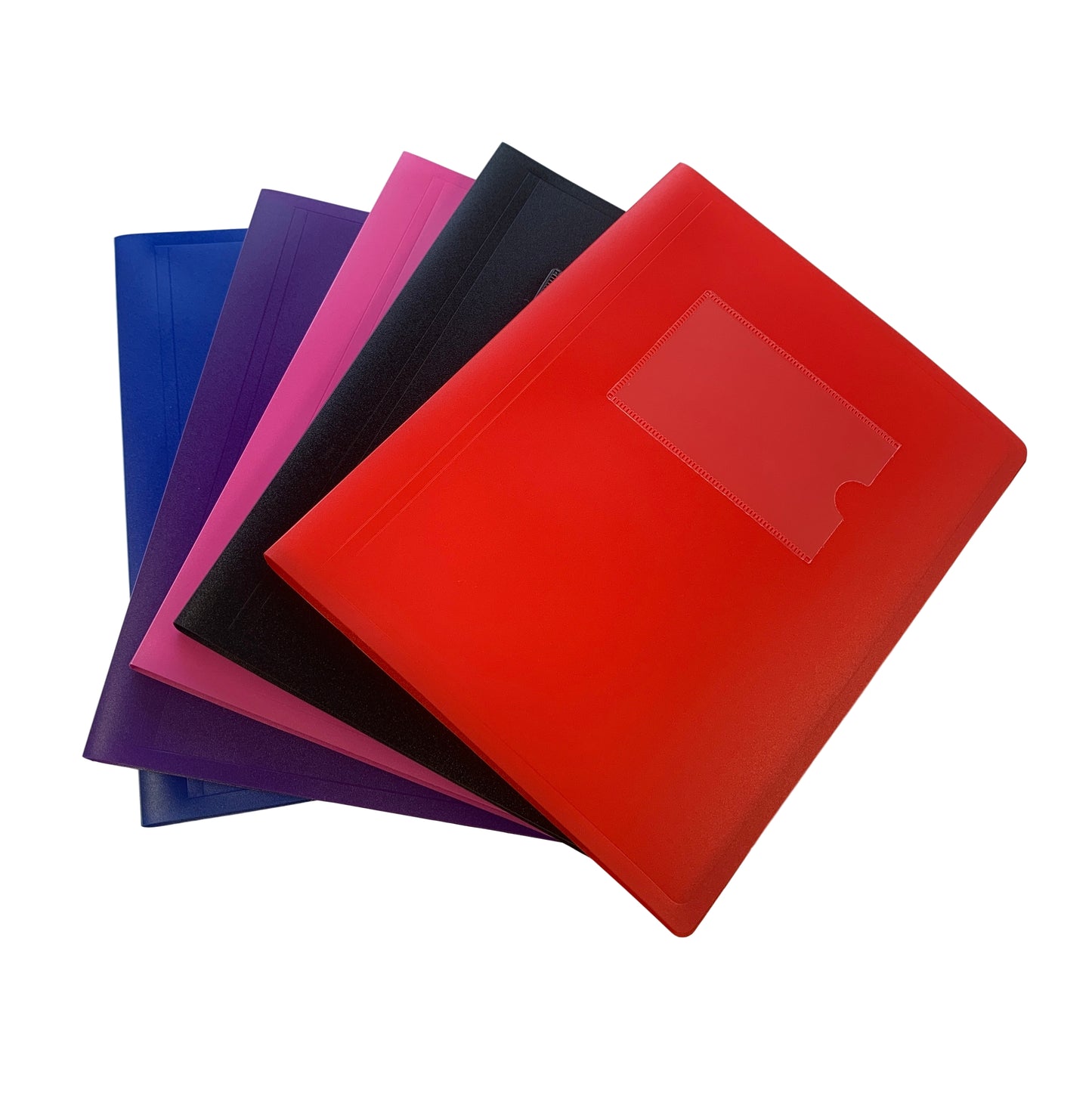 A5 Red Flexible Cover 40 Pocket Display Book