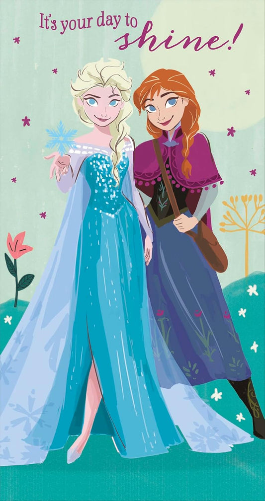 Disney Frozen Frozen Elsa and Anna Birthday Card