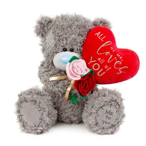 Me To You Bear 20" Flowers & Heart Balloon