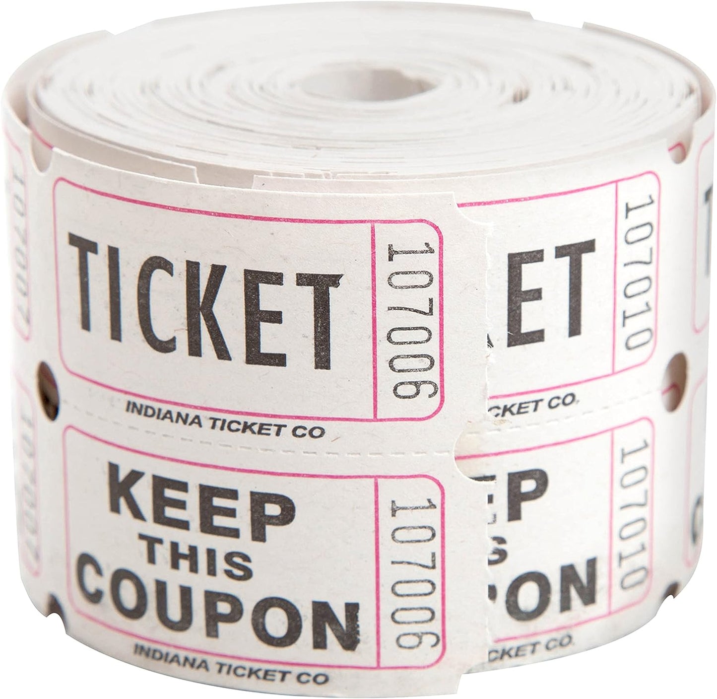 Pack of 500 Double Admission Ticket Roll