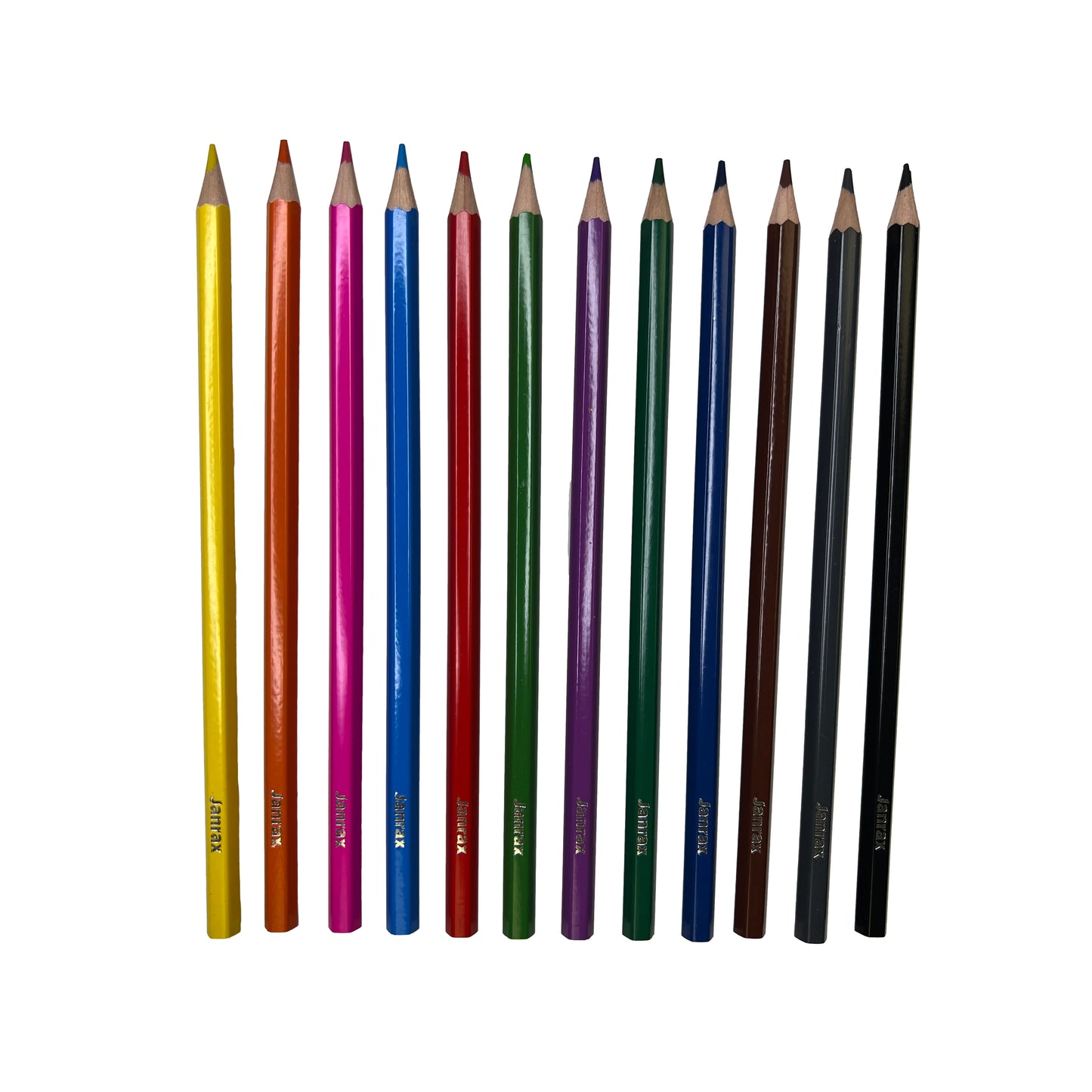 Pack of 144 Classroom Colouring Pencils by Janrax