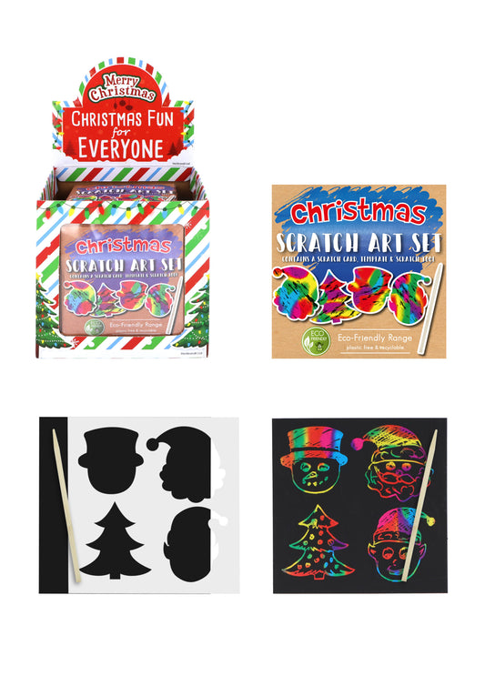 Eco-Friendly Christmas Magic Colour Scratch Set