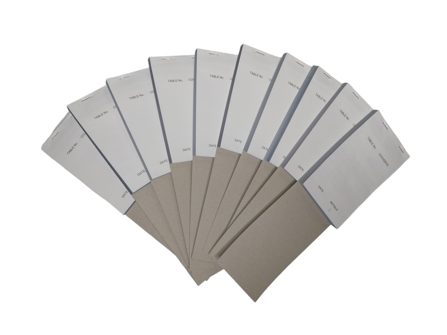 Pack of 50 95mm x 165mm White NCR Quadruplicate Restaurant Service Pads