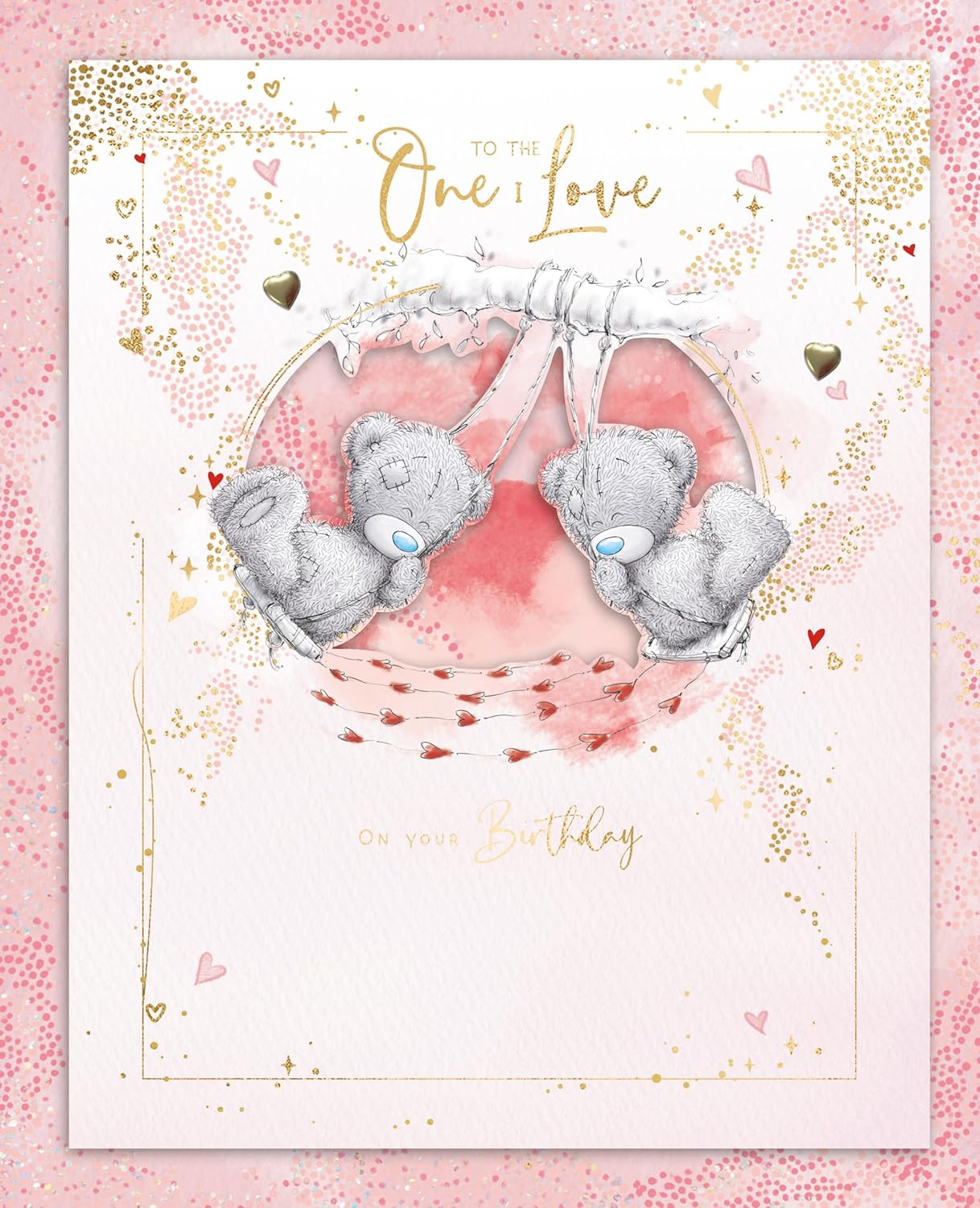 Bears On Swings One I Love Luxury Boxed Birthday Card