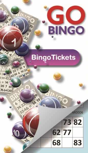 83 Sheets Bingo Tickets Pad