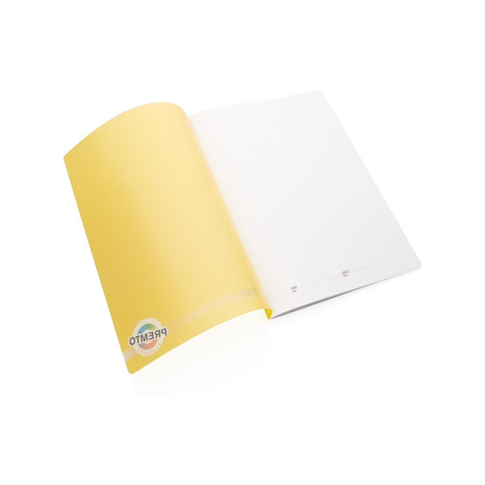 Pack of 6 A4 120 Pages Sunshine Yellow Durable Cover Manuscript Books by Premto