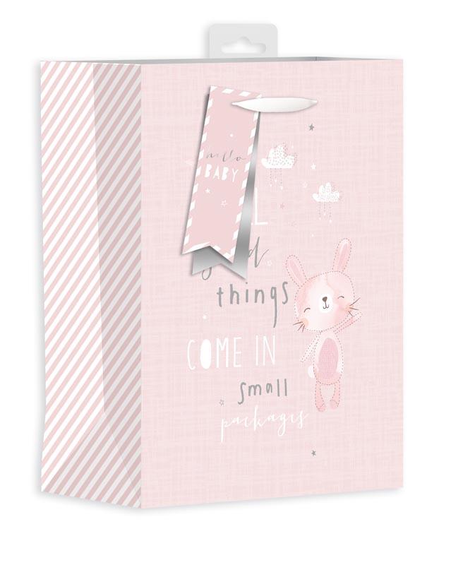 Baby Bunny Pink Medium Gift Bag