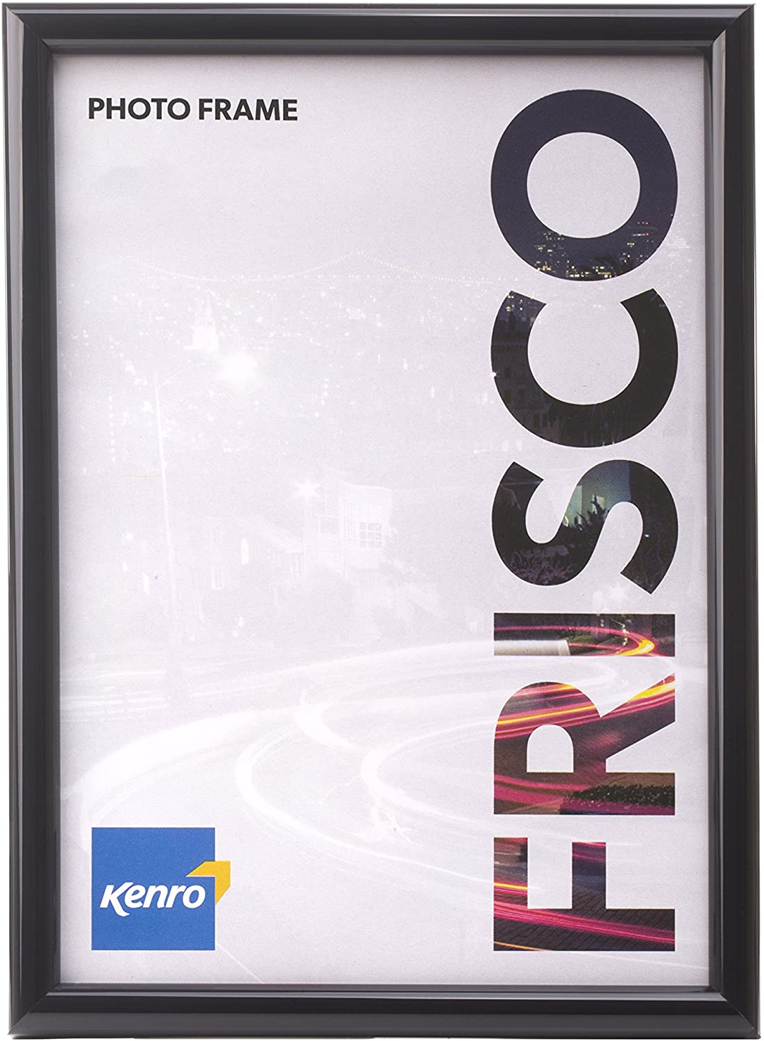 3 x A4 Kenro Frisco Frame Black Border Glass Front