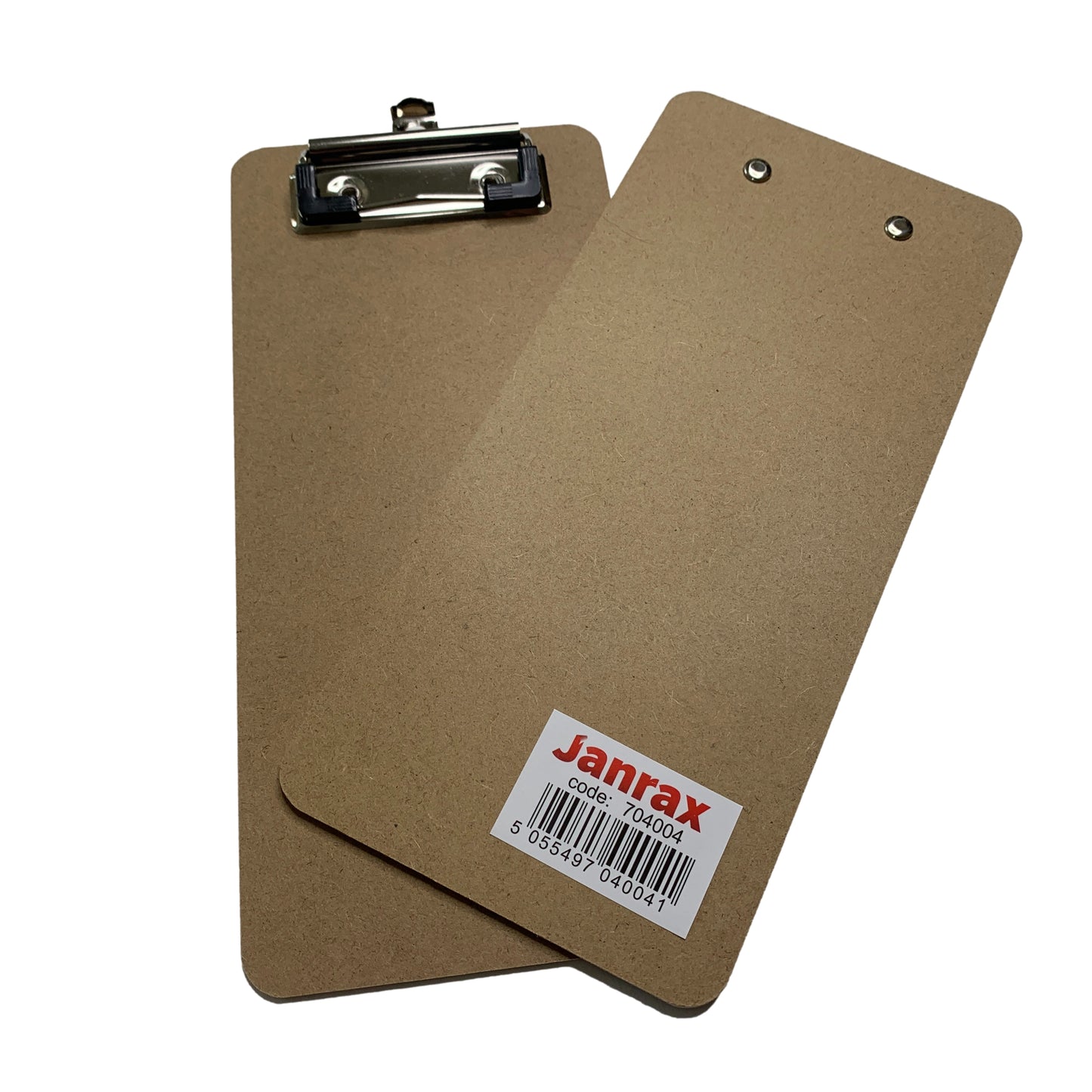 Pack of 48 Slim Wooden Clipboards by Janrax - Suitable for A6 Paper