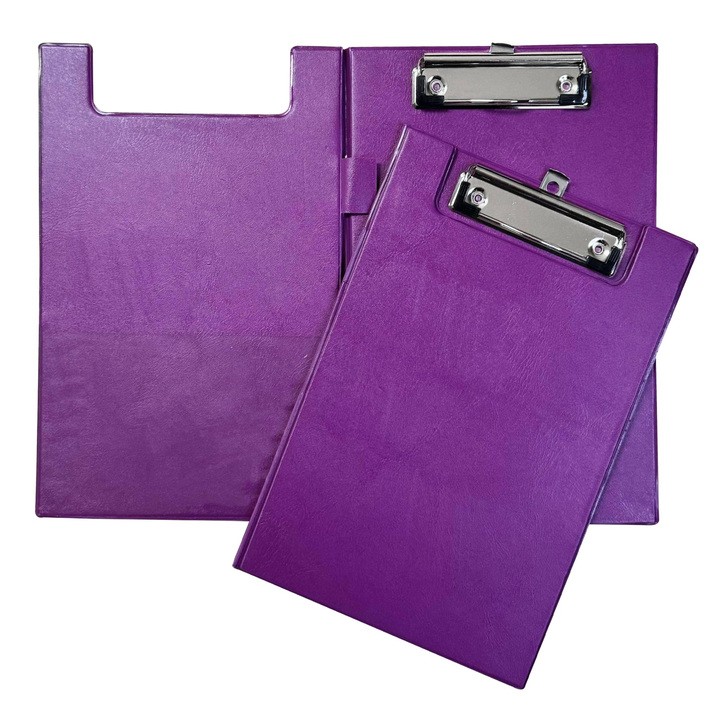 Pack of 10 Janrax A5 Assorted Coloured Foldover Clipboards