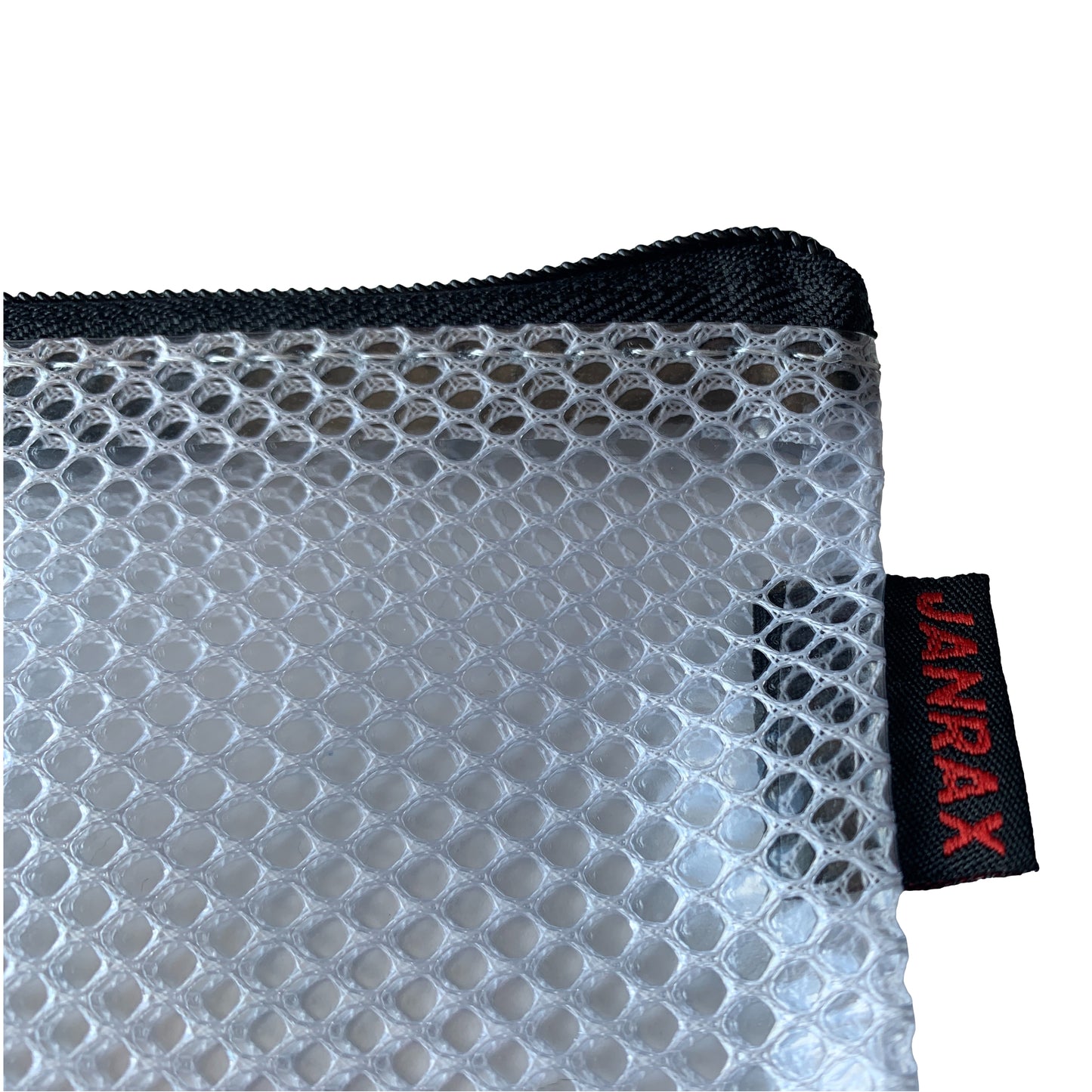 Pack of 12 Premium A4 Black Zip Mesh Bags by Janrax