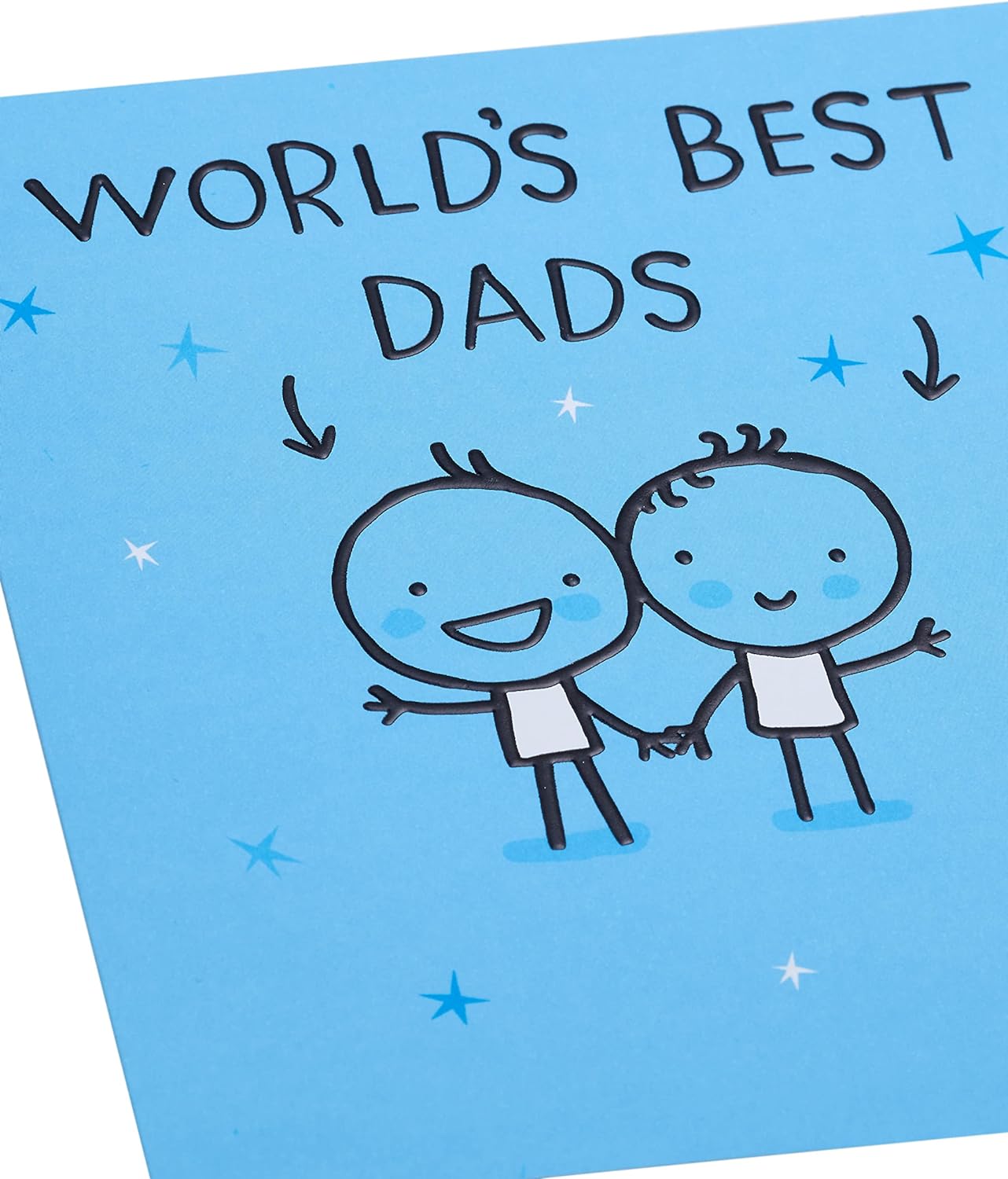 Blue Design Father's Day Card Dad