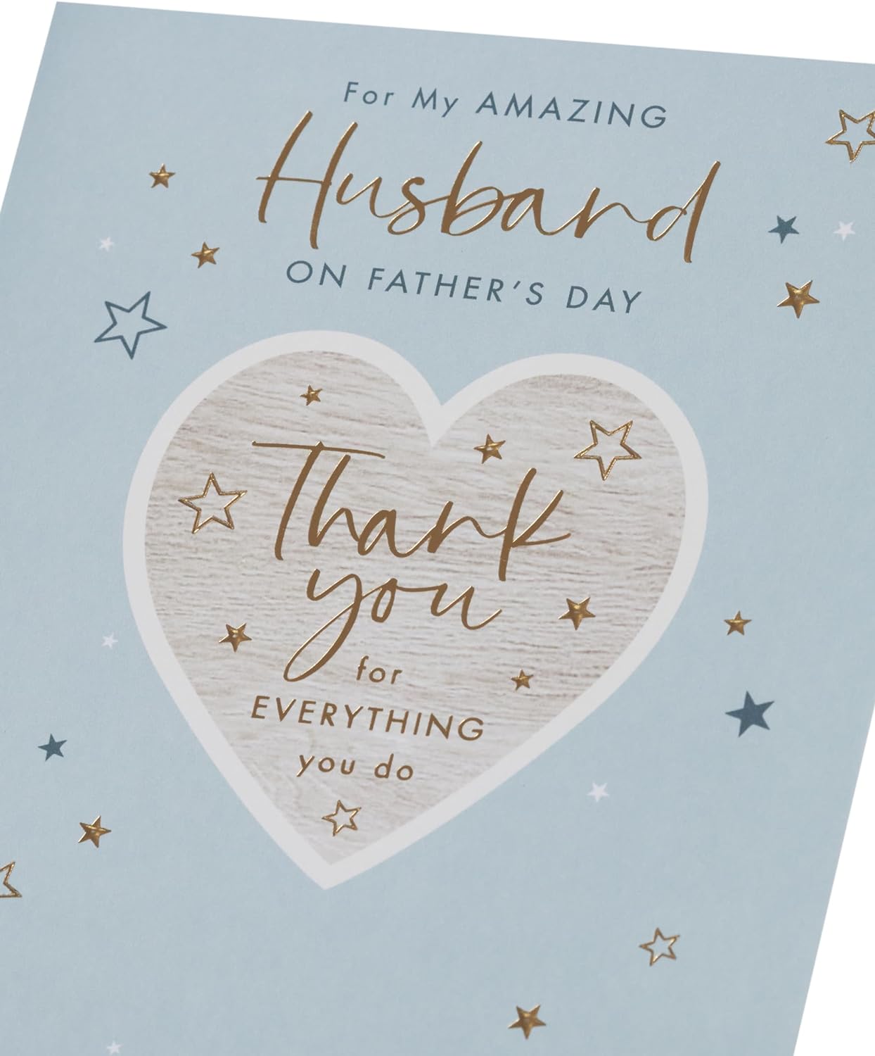 Thank You Design Husband Father's Day Card