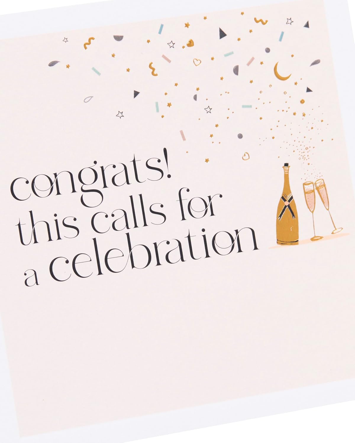 Champagne Design From The Camden Collection Congratulations Celebration Card