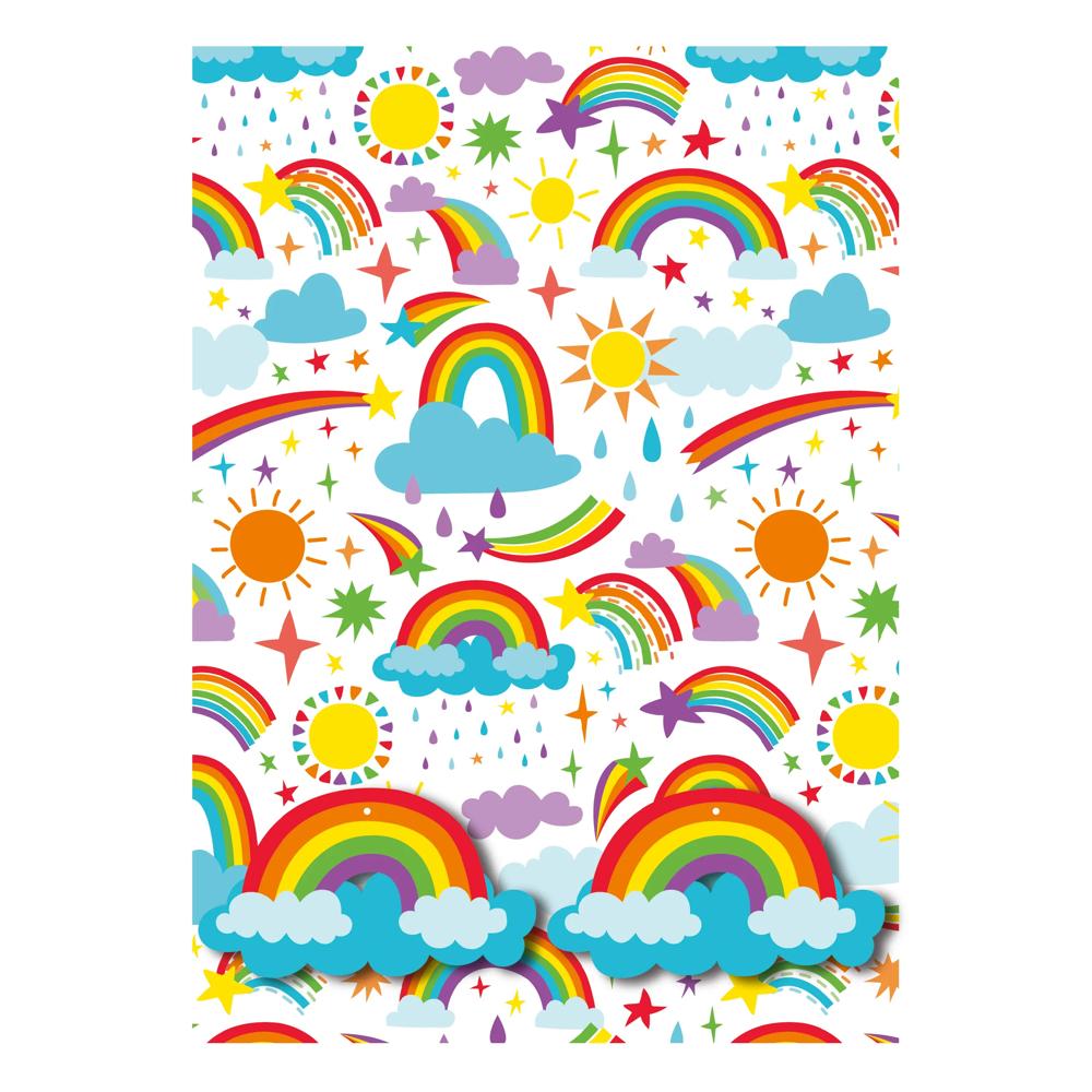 Rainbows Design 2 Sheets 2 Tags Set