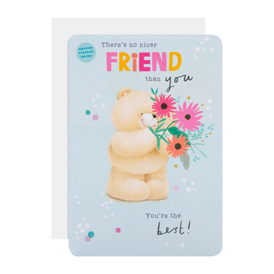 Interactive Forever Friends Friend Birthday Card with QR Code