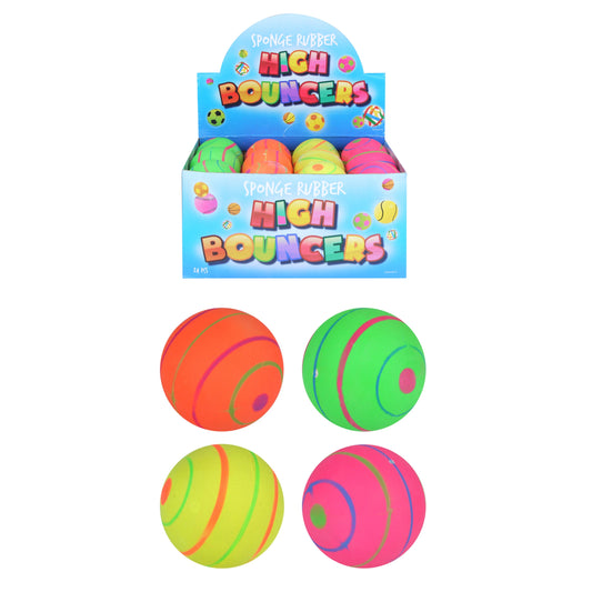 Box of 24 Bouncing Ball Circles 6.2 cm