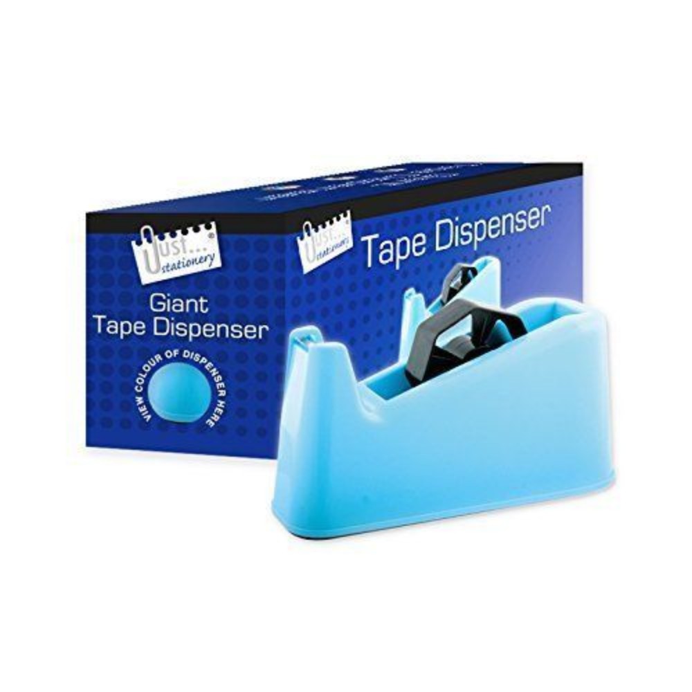 Jumbo Tape Dispenser by Just Stationary - Assorted Colour