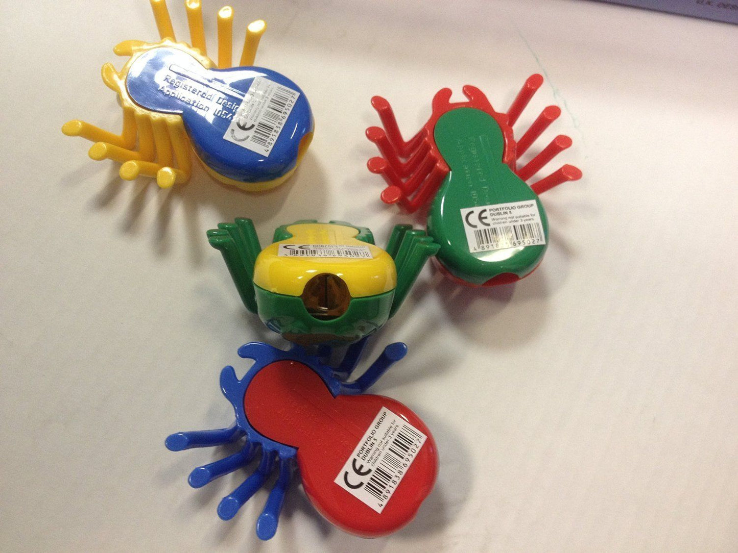 Pack of 24 Spider Shaped Pencil Sharpeners