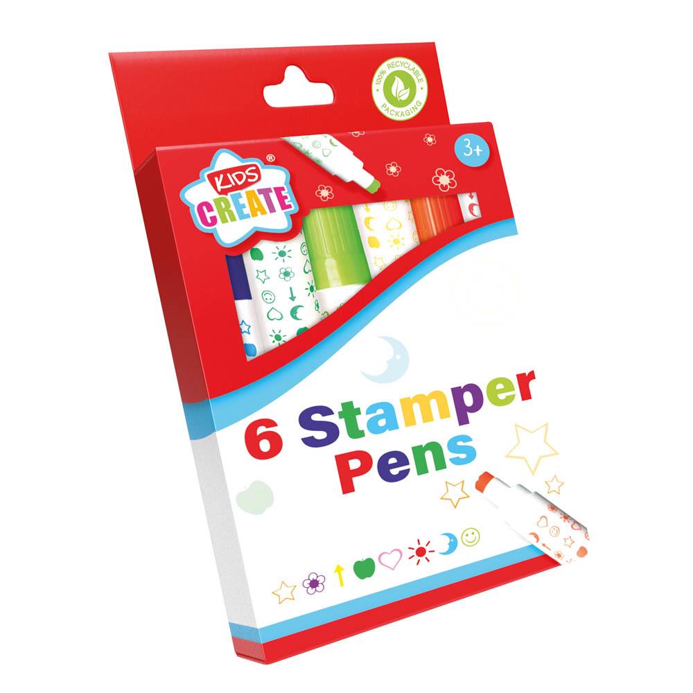 Pack of 6 Stamper Pens