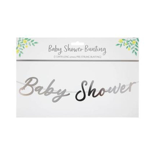 Baby Shower Foil Banner Bunting