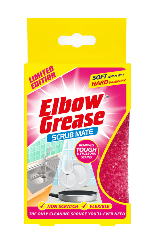 Pack of 6 Pink Elbow Grease Scrub Mates