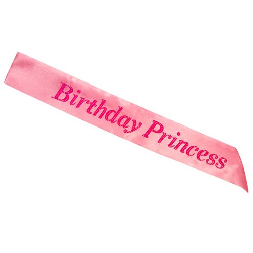 Sash Birthday Princess Pink