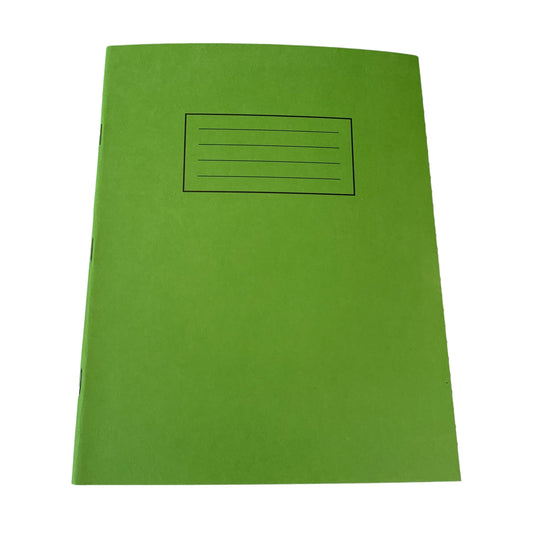 Pack of 50 Janrax 9x7" Green 80 Pages Feint and Ruled Exercise Books