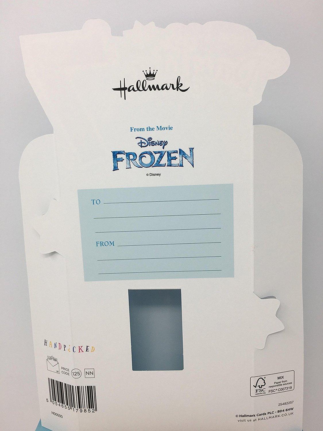 Age 7 Daughter Frozen Stand Up Birthday Card