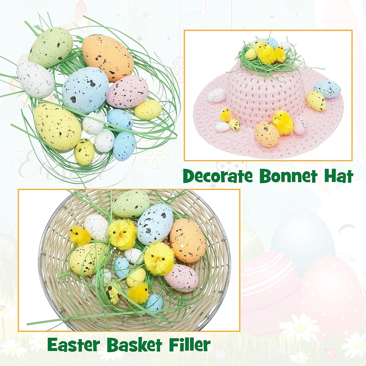 Single Pack of Assorted Sizes Easter Eggs