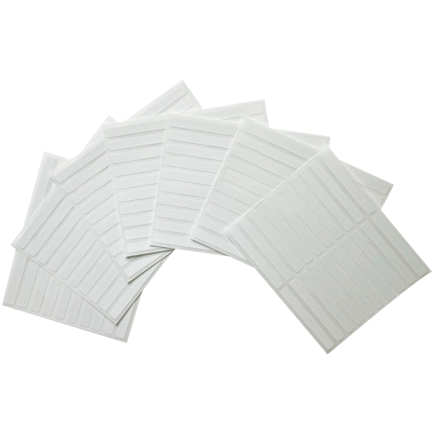 Pack of 600 White 6x50mm Rectangular Labels - Adhesive Stickers