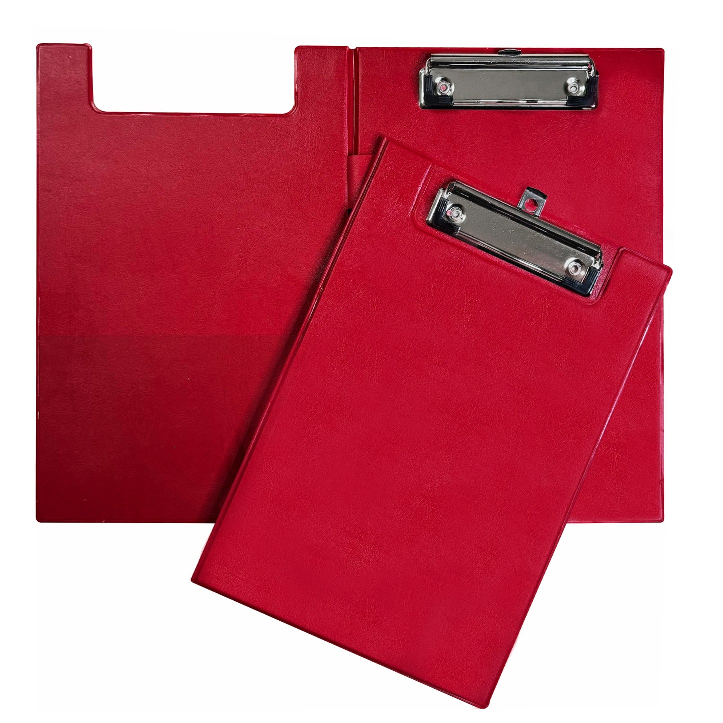 Pack of 10 Janrax A5 Assorted Coloured Foldover Clipboards