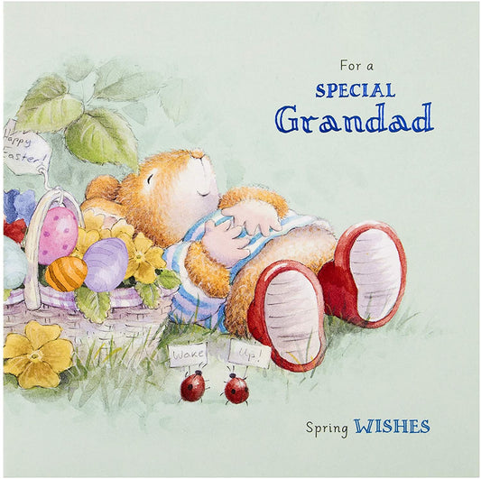 Special Grandad Cute Country Companions Design Easter Card