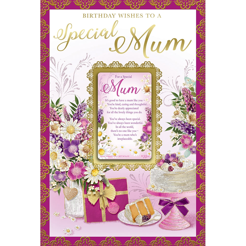 Birthday Wishes To A Special Mum Keepsake Treasures Greeting Card