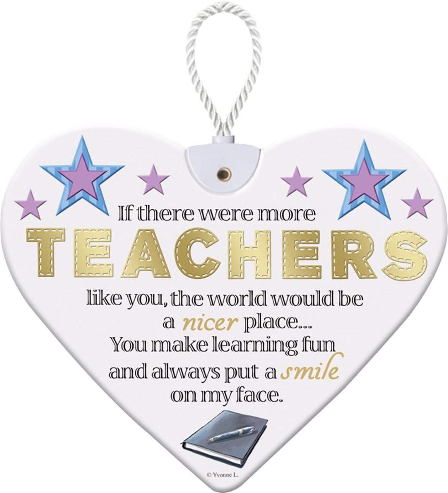 TEACHER HeartFelts Hanging Plaque