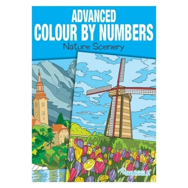 Single A4 32 Pages Animals OR Nature Advanced Colour by Numbers Book