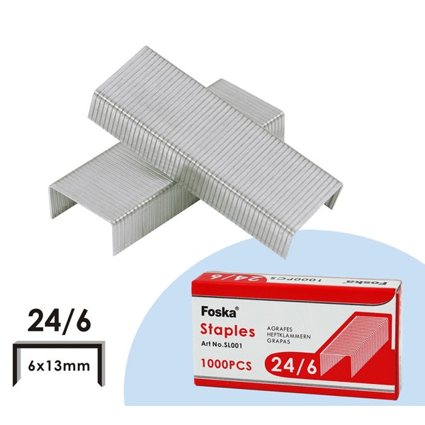 Pack of 1000 24/6 Staples