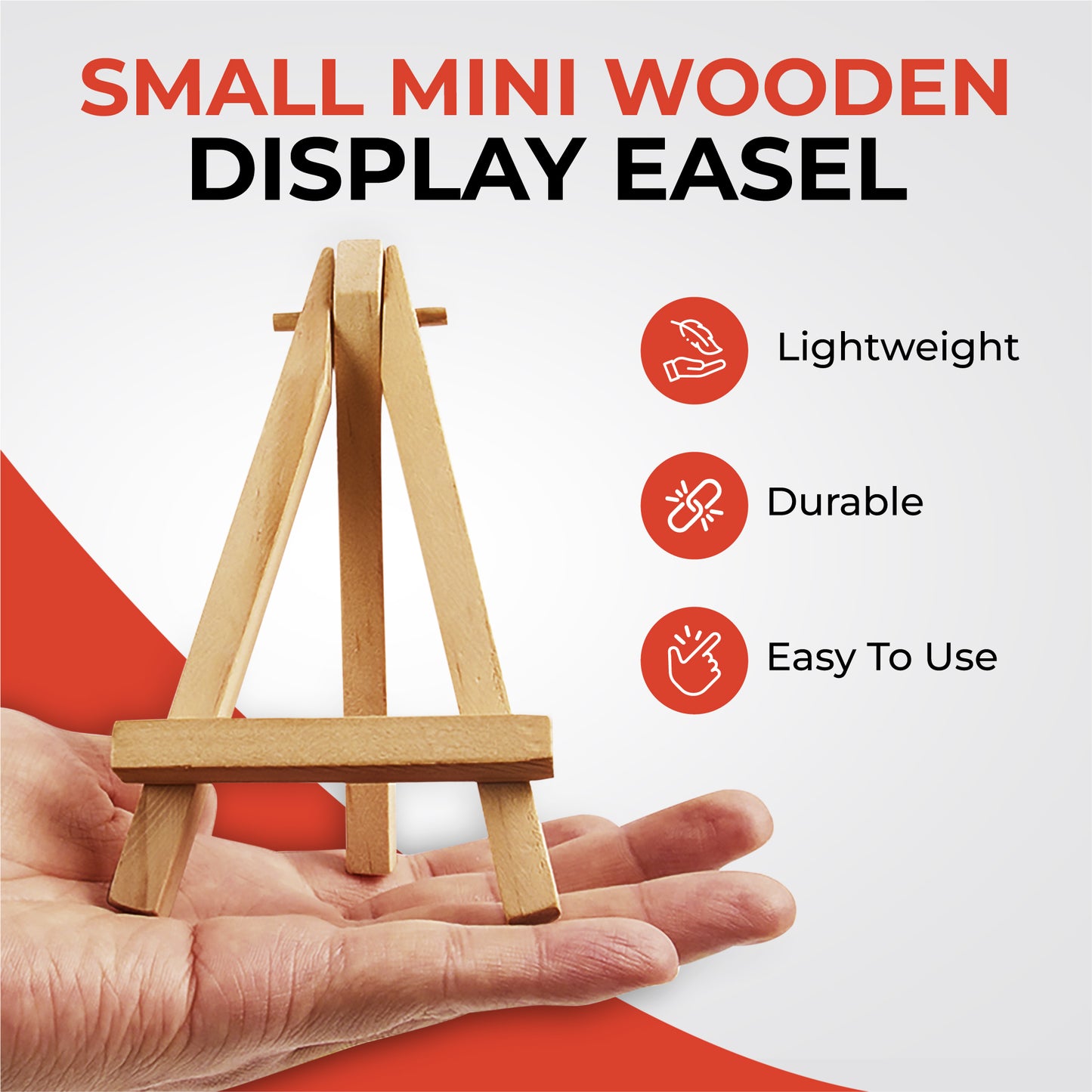 Small Mini Wooden Display Easel